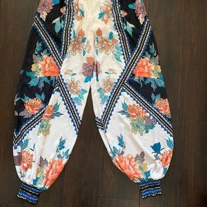 extra wide leg fashion joggers